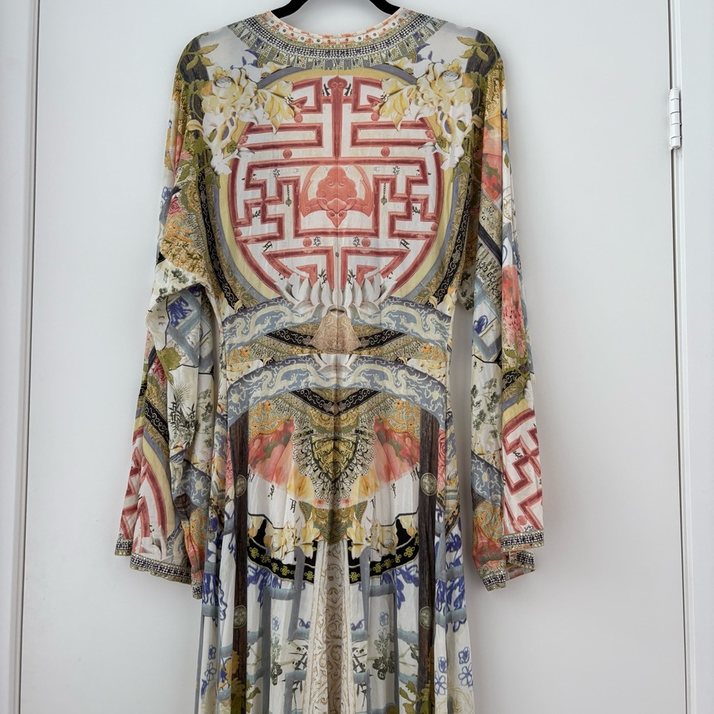 NWOT Camilla Round Echoes of Erhu Maxi Dress S M - Picture 6 of 16